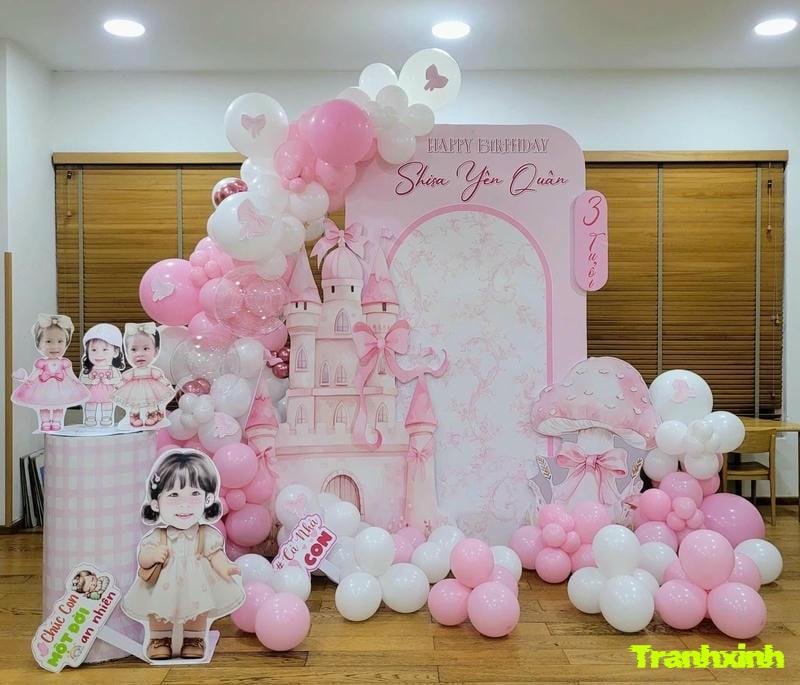 trang trí bóng bay cute
