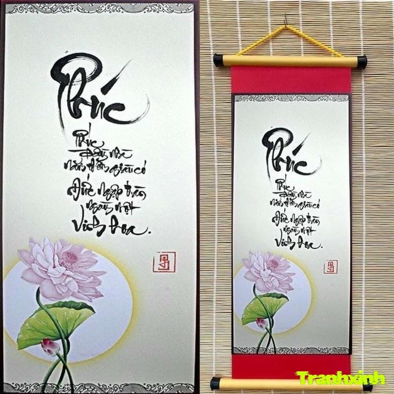 trang trí câu đối ngày tết có hoa