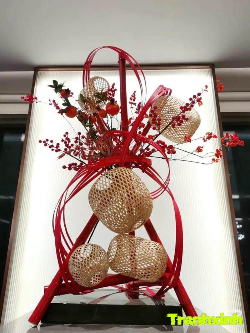 trang trí cây quất