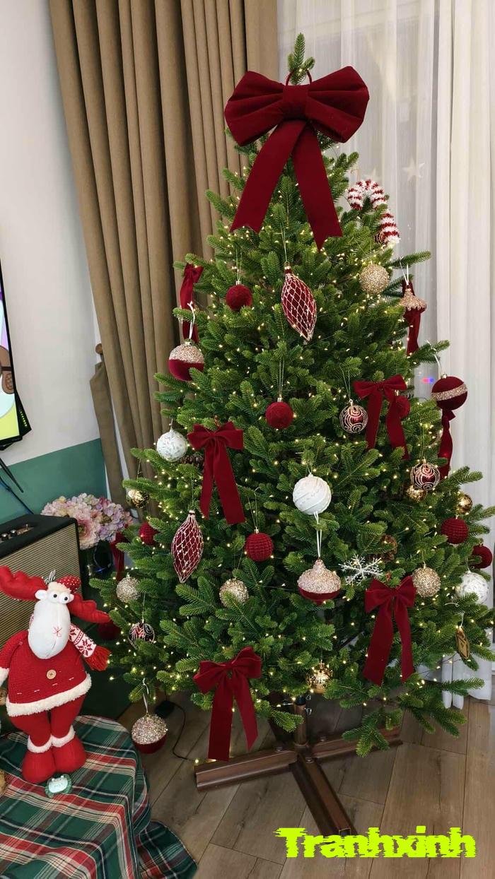 trang trí cây thông