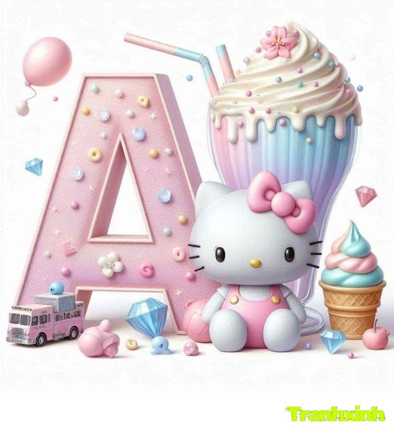 trang trí chữ cute