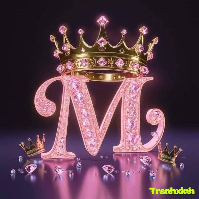 trang trí chữ đội vương miệng