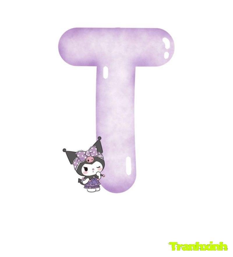 trang trí chữ kuromi