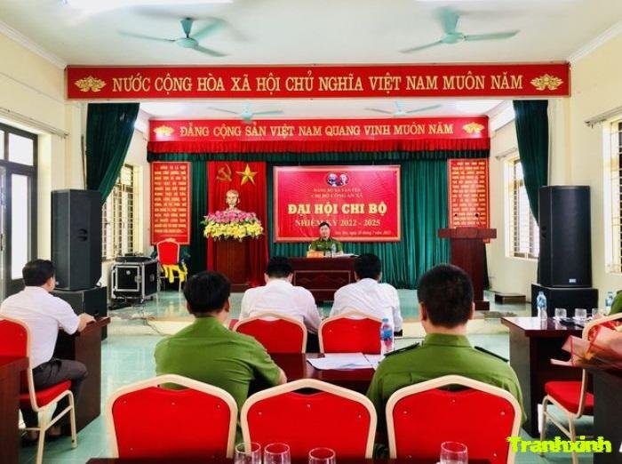 trang trí đại hội chi bộ đảng