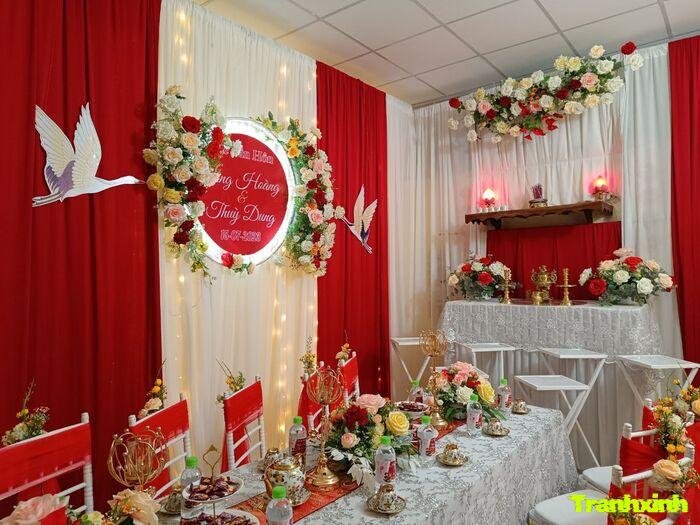 trang trí đám cưới decor nhẹ nhàng