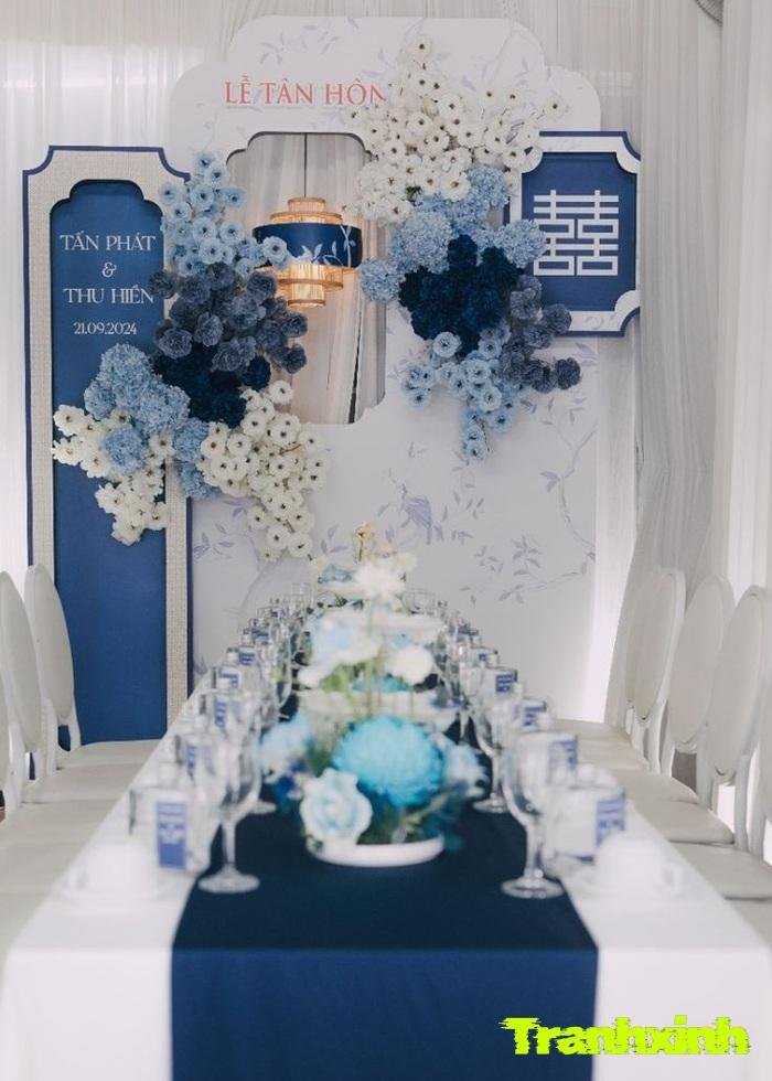 trang trí đám cưới hiện đại tinh tế