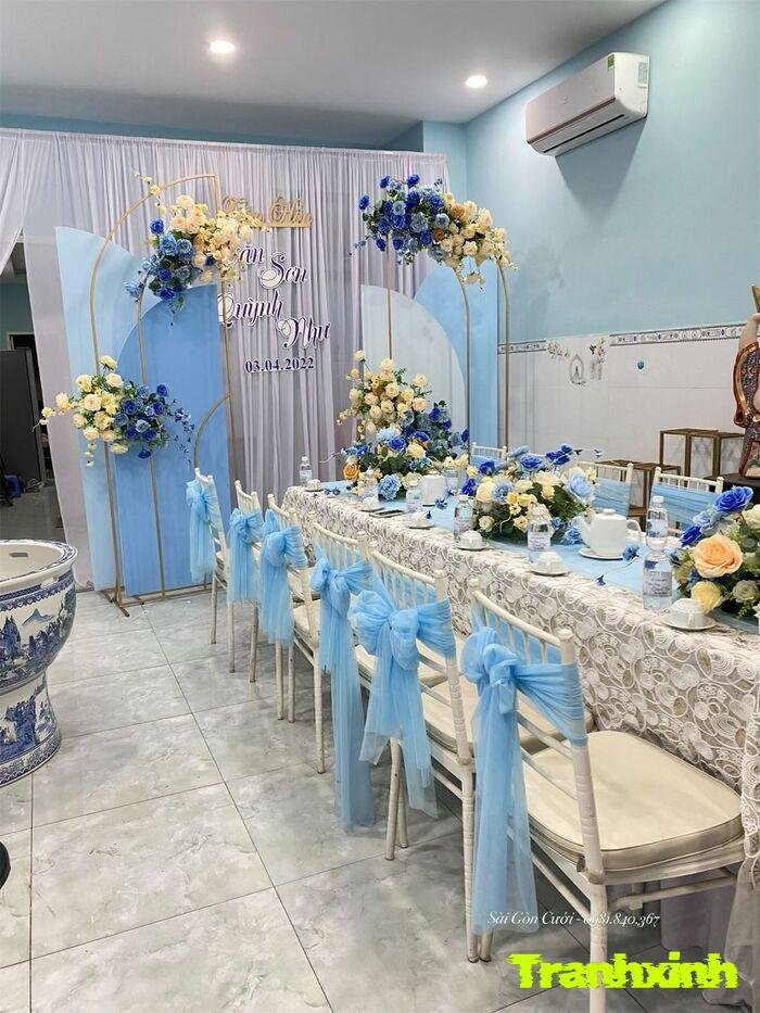 trang trí đám cưới nghệ thuật ánh sáng