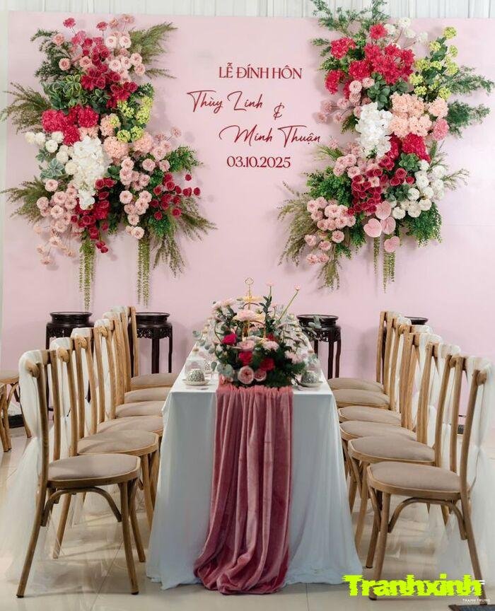 trang trí đám cưới ngoài trời lãng mạn