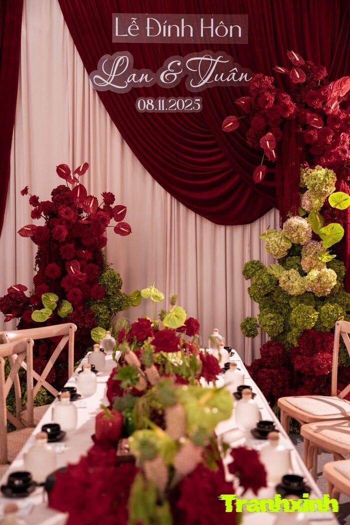 trang trí đám cưới phong cách luxury