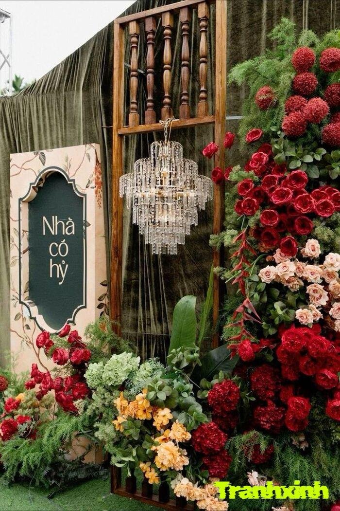 trang trí đám cưới phong cách sang trọng