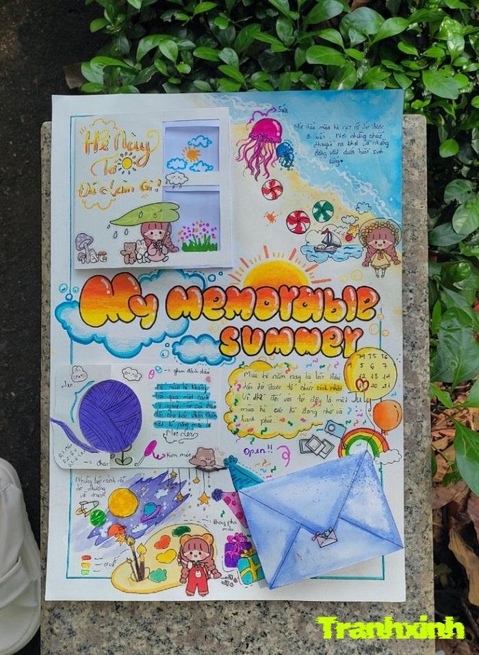 trang trí đầu báo tường đơn giản dễ làm