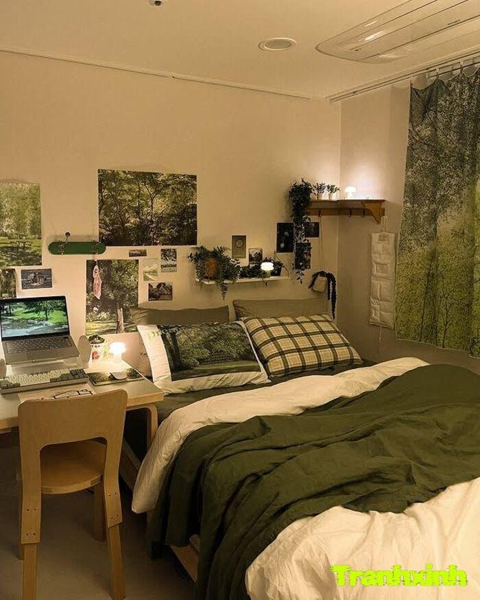 trang trí đầu giường decor nhẹ nhàng đẹp