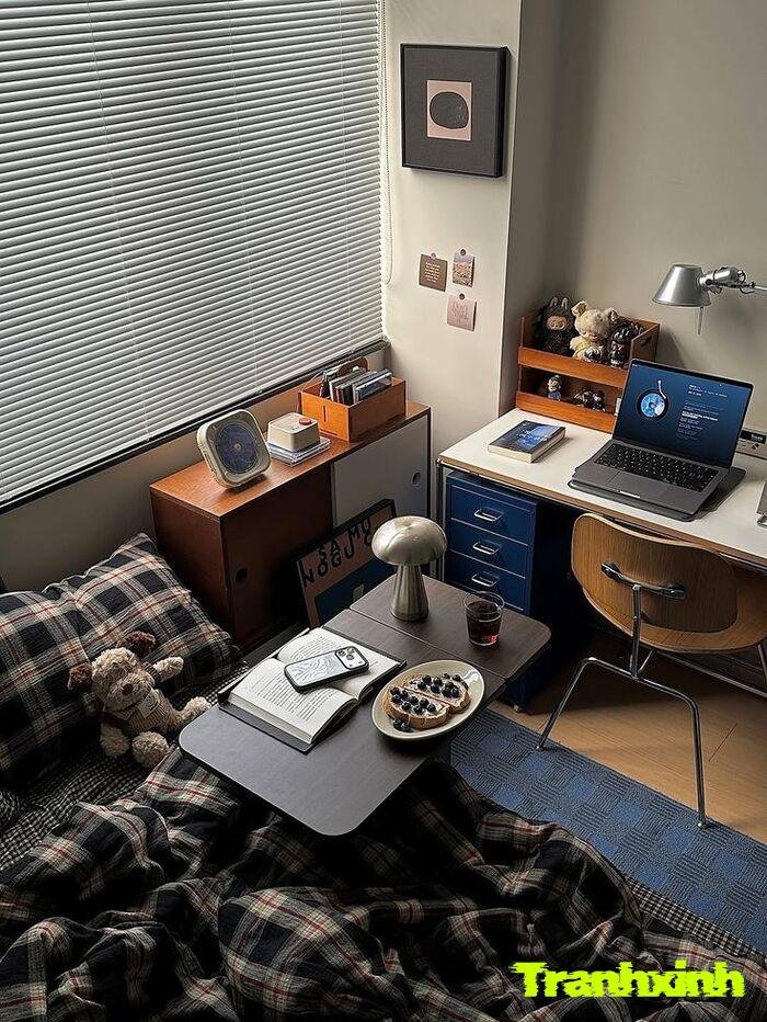 trang trí đầu giường decor nhẹ nhàng