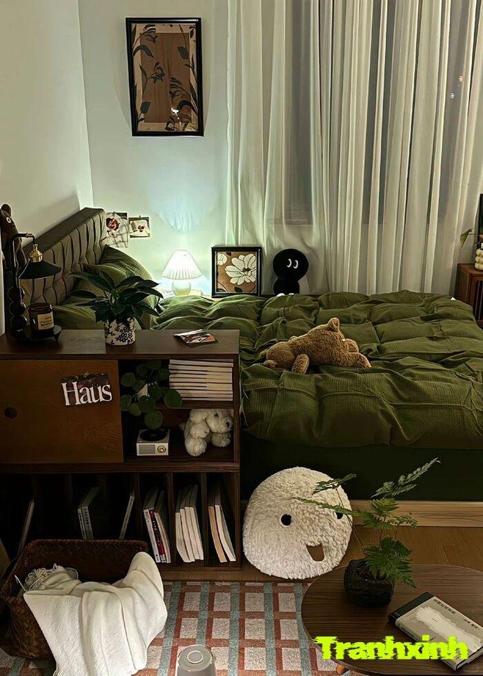 trang trí đầu giường decor thẩm mỹ