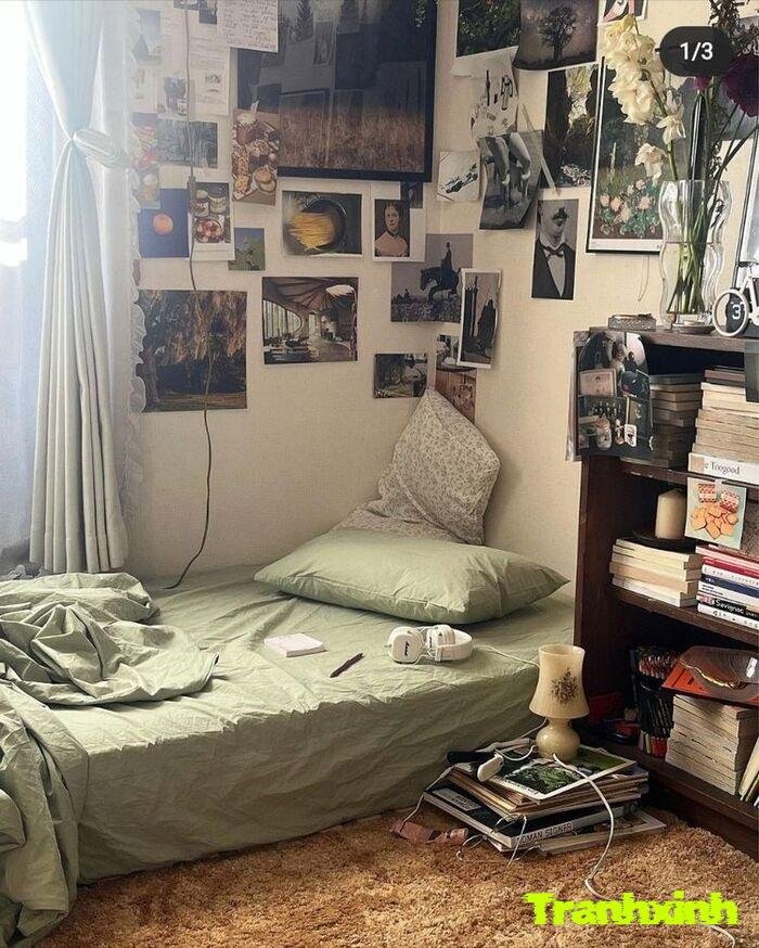 trang trí đầu giường decor tinh xảo