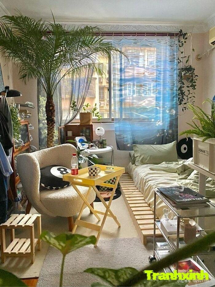 trang trí đầu giường phong cách sang trọng