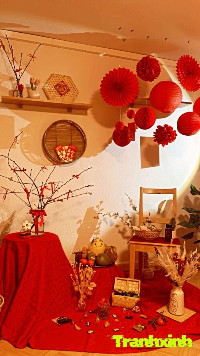 trang trí đèn lồng phố đêm rực sáng