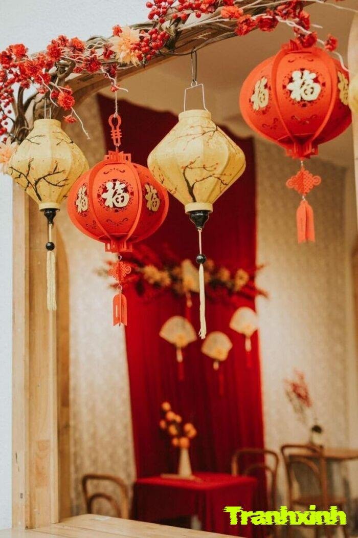 trang trí đèn lồng phong cách trang trí