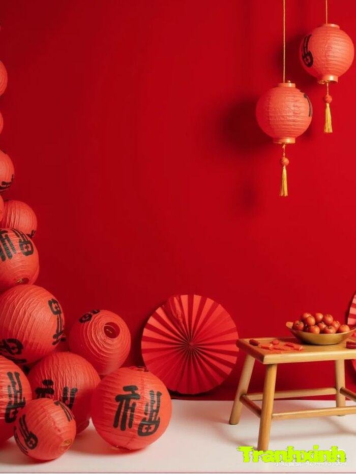 trang trí đèn lồng thiết kế đẹp