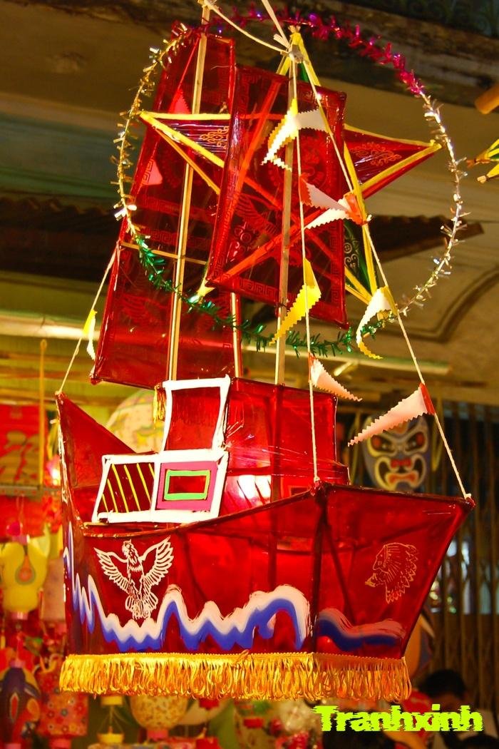 trang trí đèn ông sao lễ hội thiếu nhi