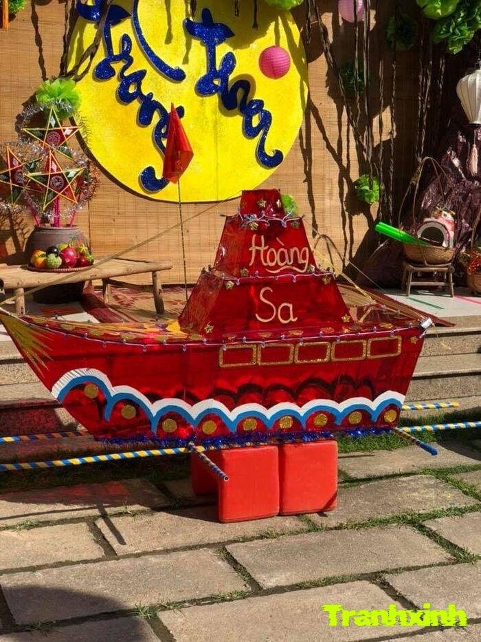 trang trí đèn ông sao trang trí lớp học