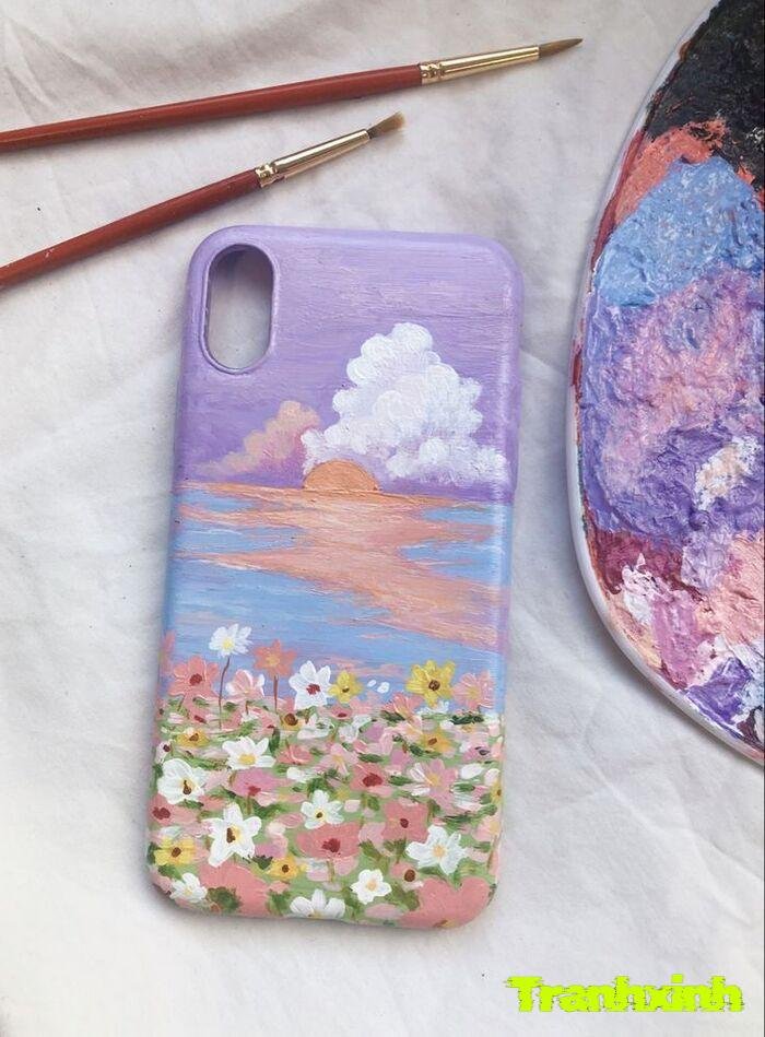 trang trí điện thoại clean style