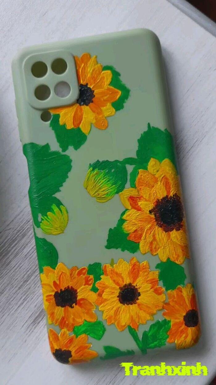 trang trí điện thoại đơn sắc