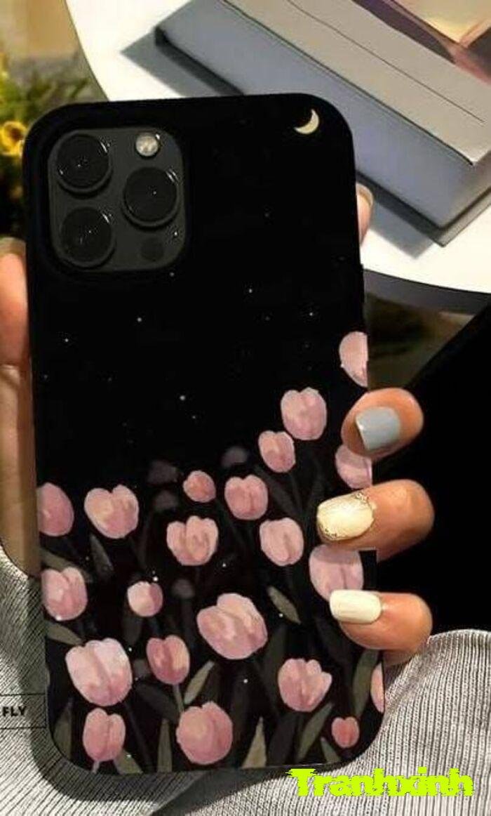 trang trí điện thoại nền trơn