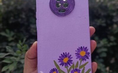 trang trí điện thoại vẽ tay