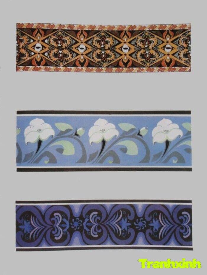 trang trí đường diềm cổ điển