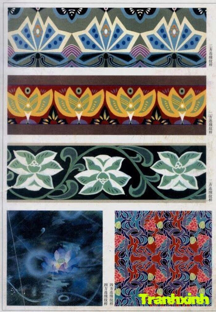 trang trí đường diềm dễ vẽ