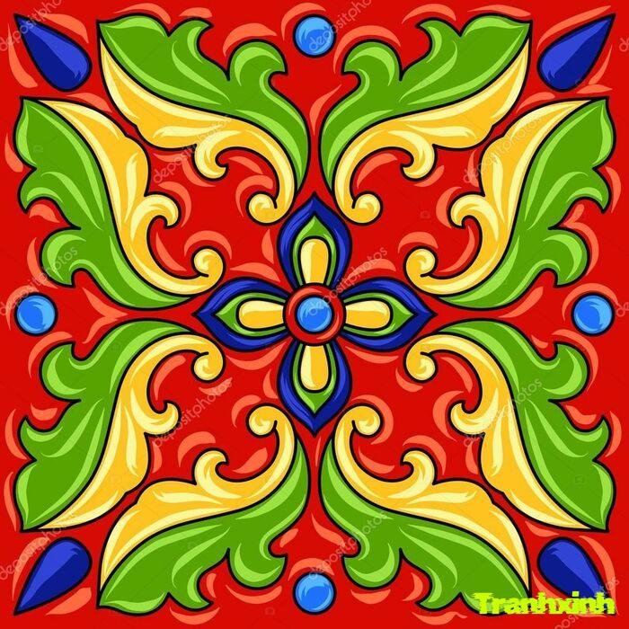 trang trí đường diềm hoa nhí