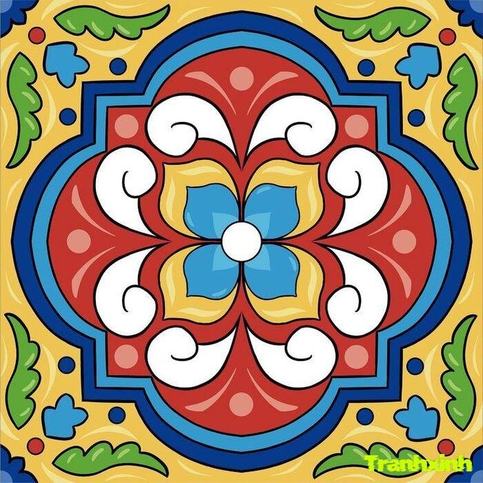 trang trí đường diềm lặp lại