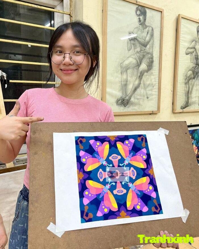 trang trí đường diềm thiên nhiên