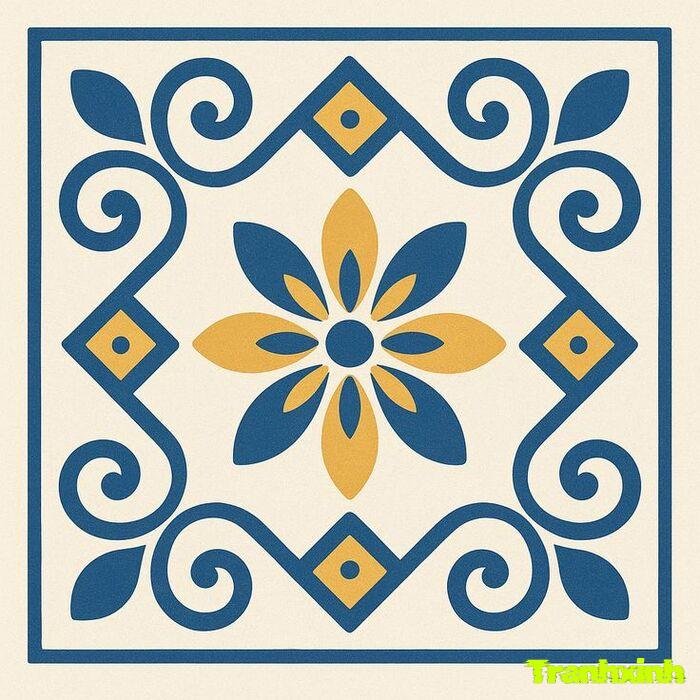 trang trí đường diềm thủ công