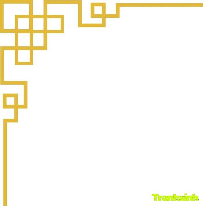 trang trí đường viền dân gian