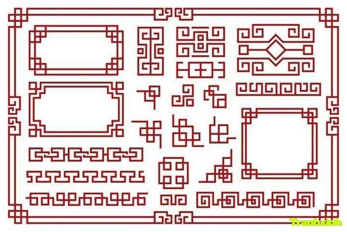 trang trí đường viền dễ vẽ