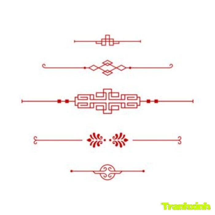 trang trí đường viền đẹp