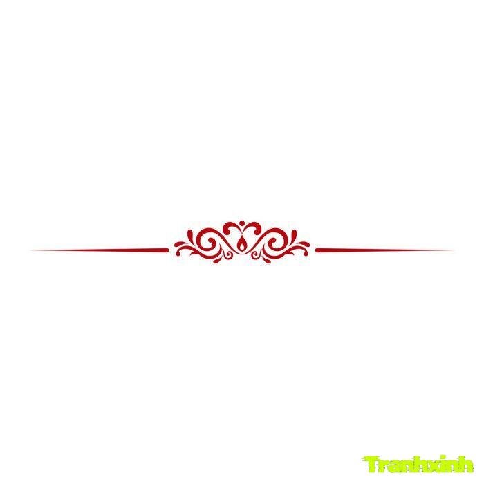 trang trí đường viền truyền thống