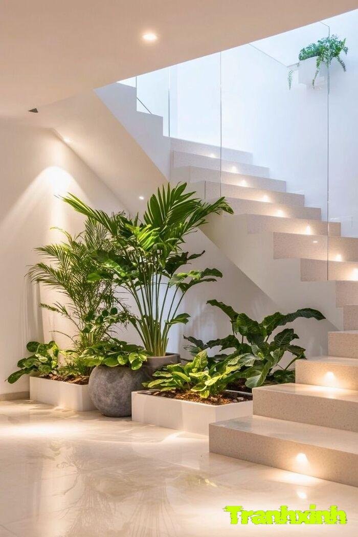 trang trí gầm cầu thang nhà nhỏ