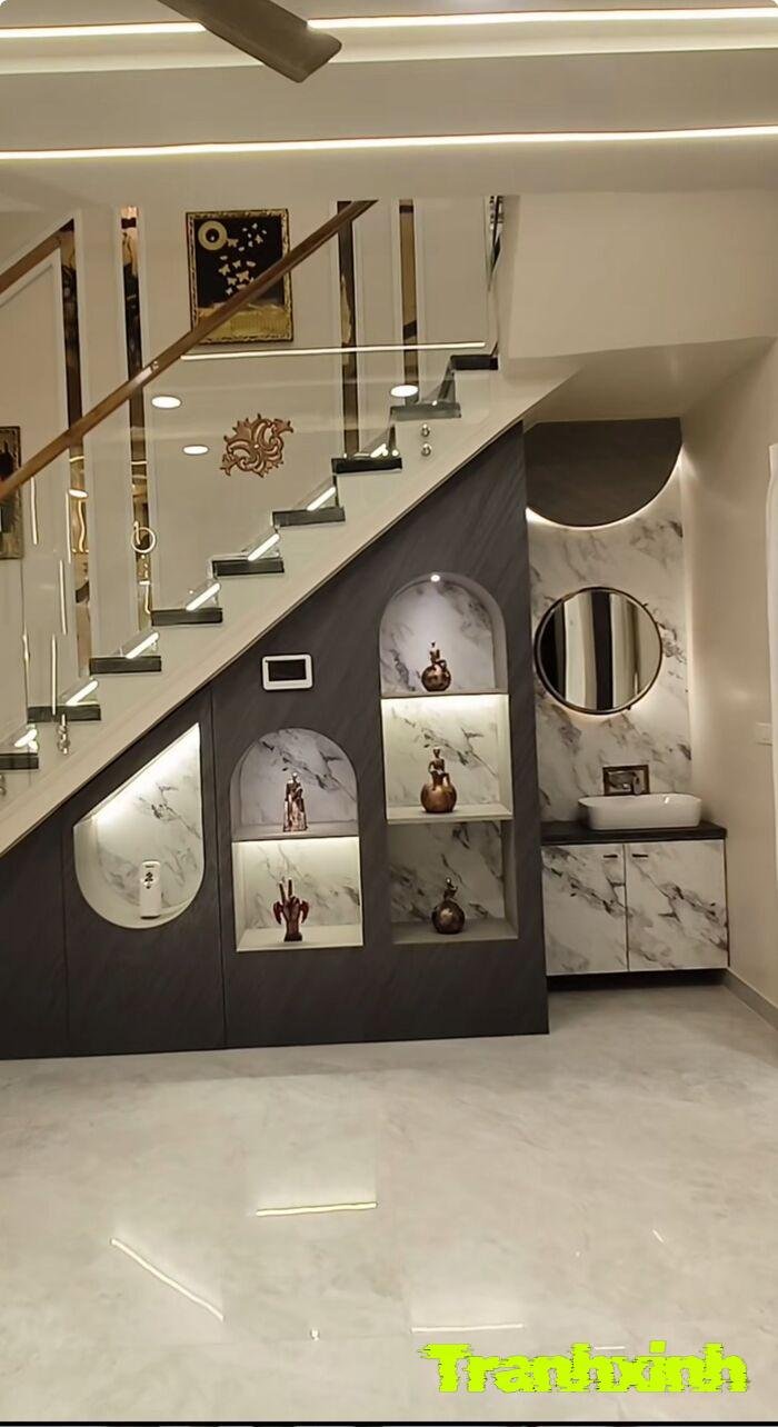 trang trí gầm cầu thang thông minh