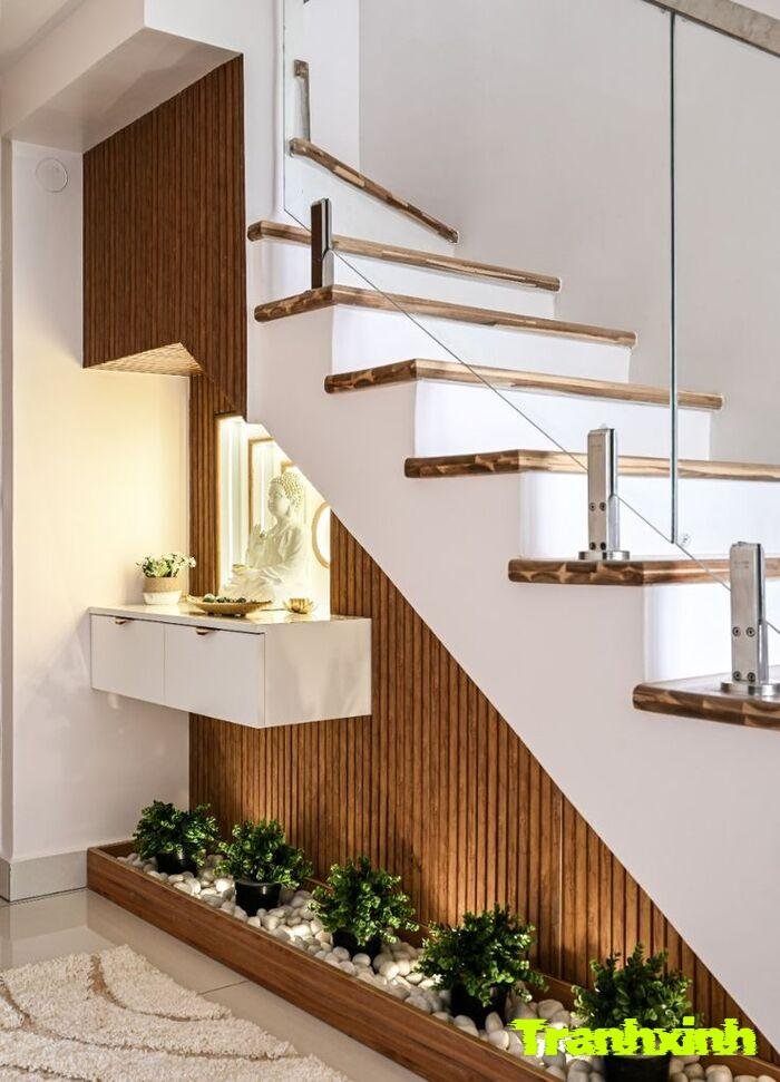 trang trí gầm cầu thang tiện nghi