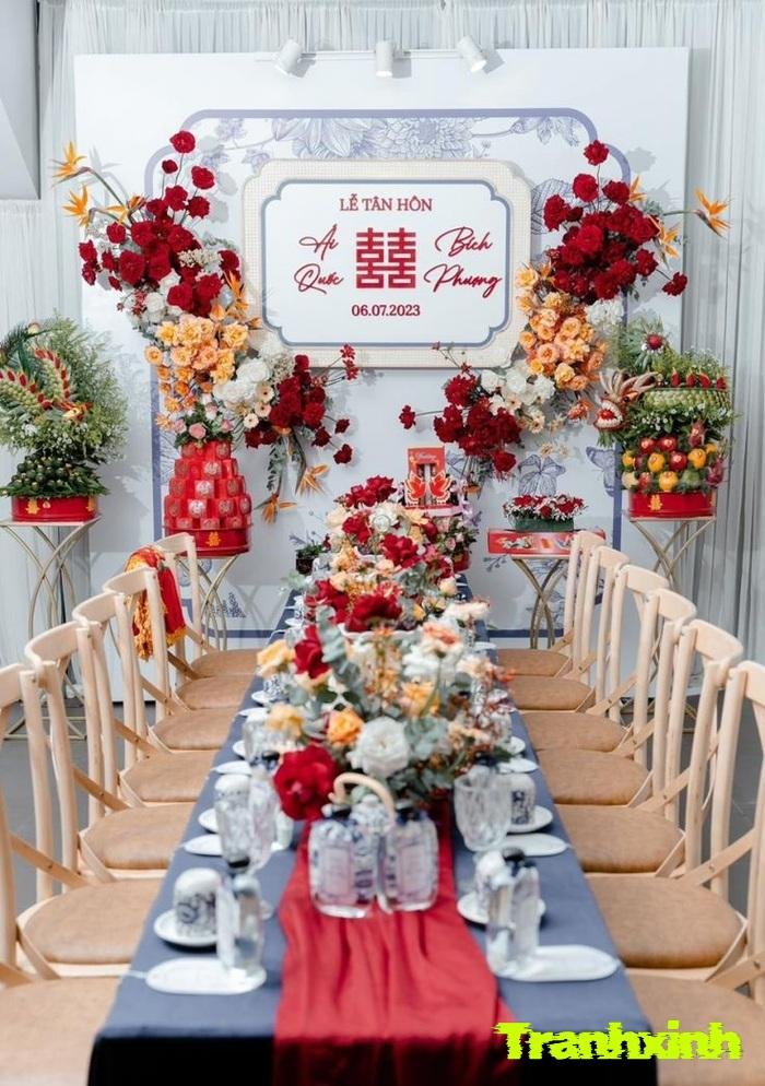 trang trí gia tiên đẹp