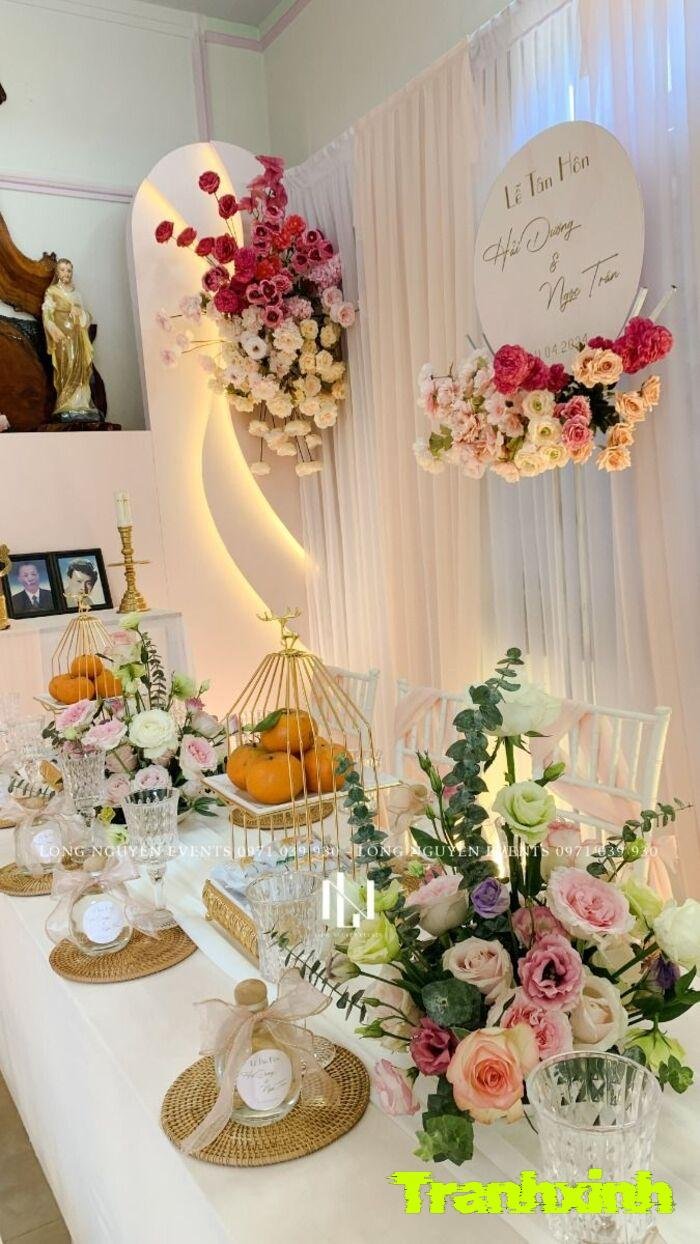 trang trí gia tiên hiện đại