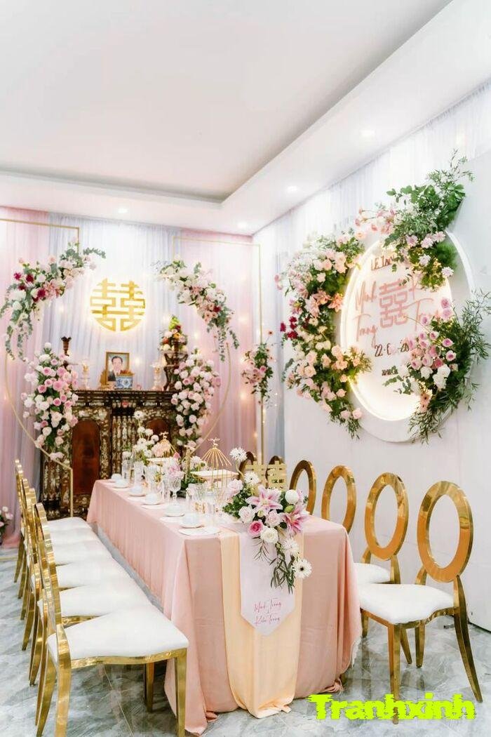 trang trí gia tiên phong cách việt