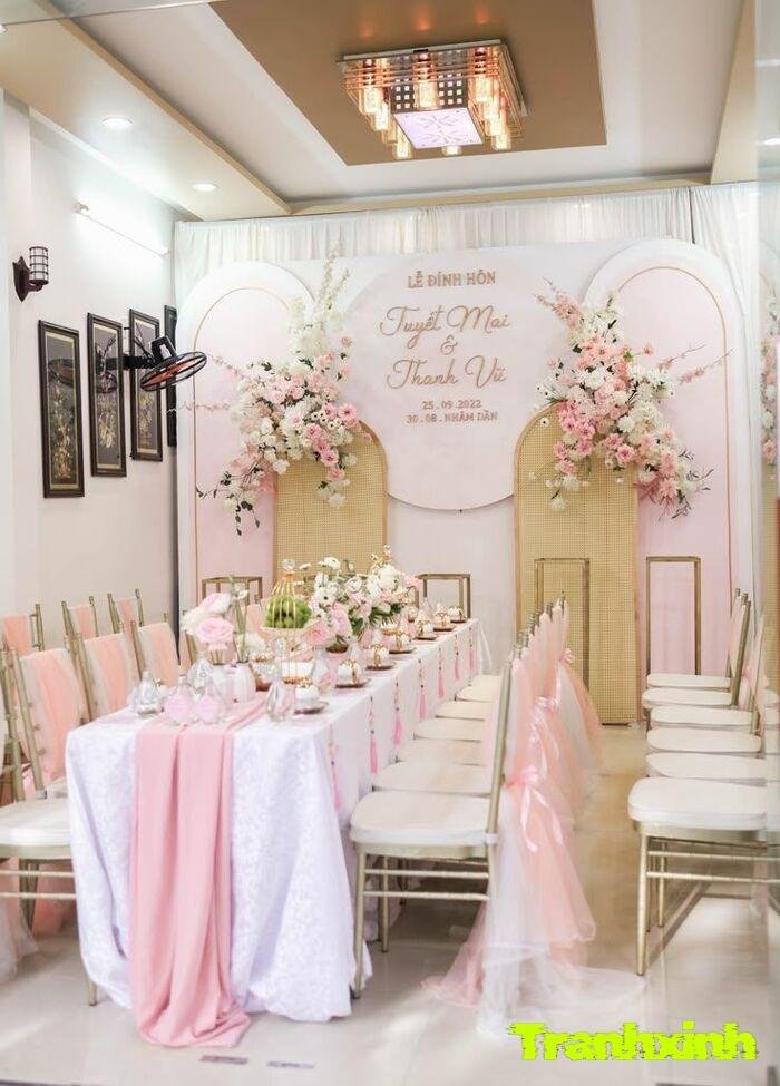 trang trí gia tiên phông nền