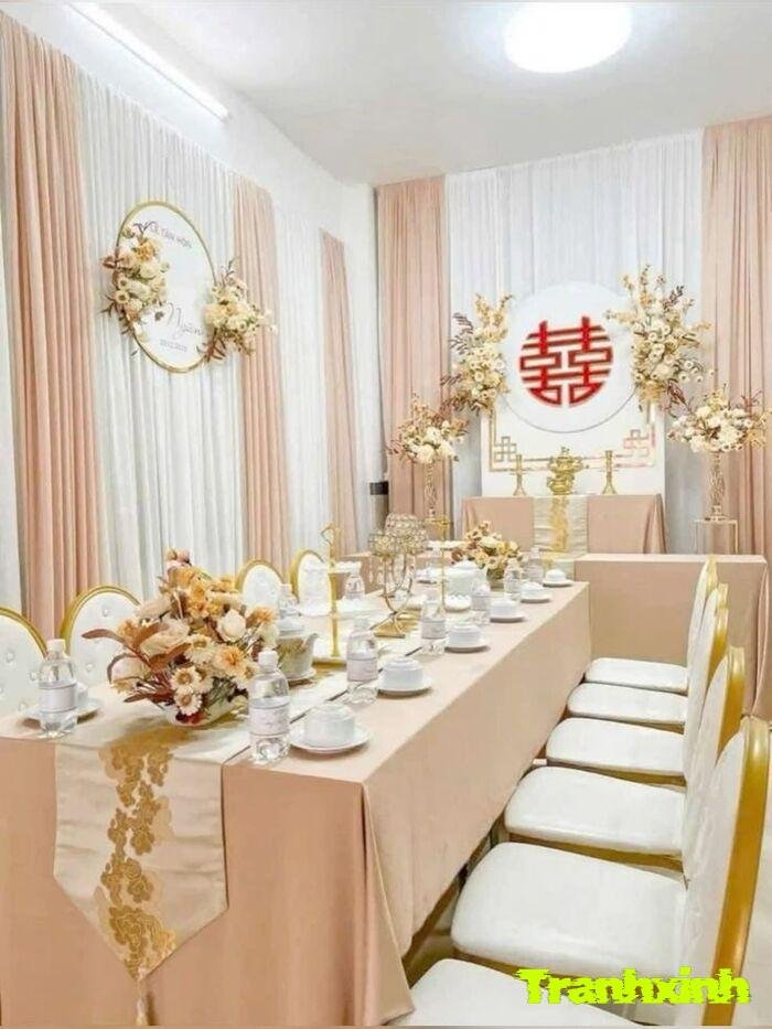 trang trí gia tiên tinh tế