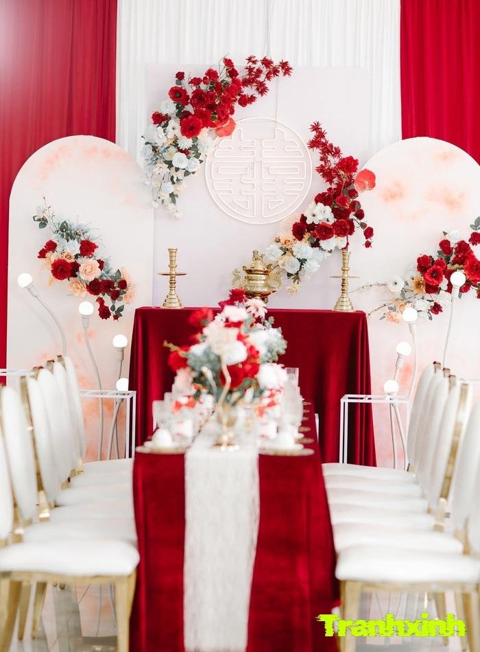 trang trí gia tiên trang trọng