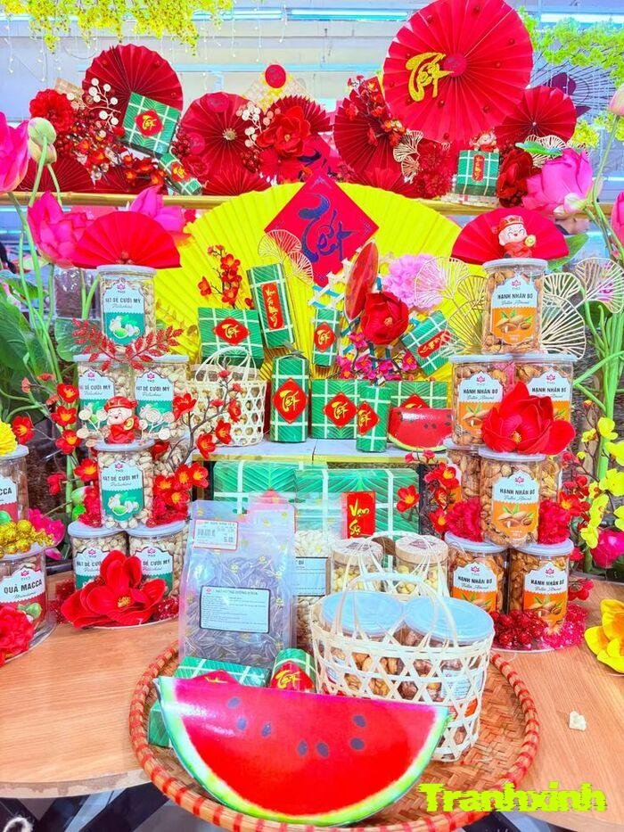 trang trí gian hàng hội chợ