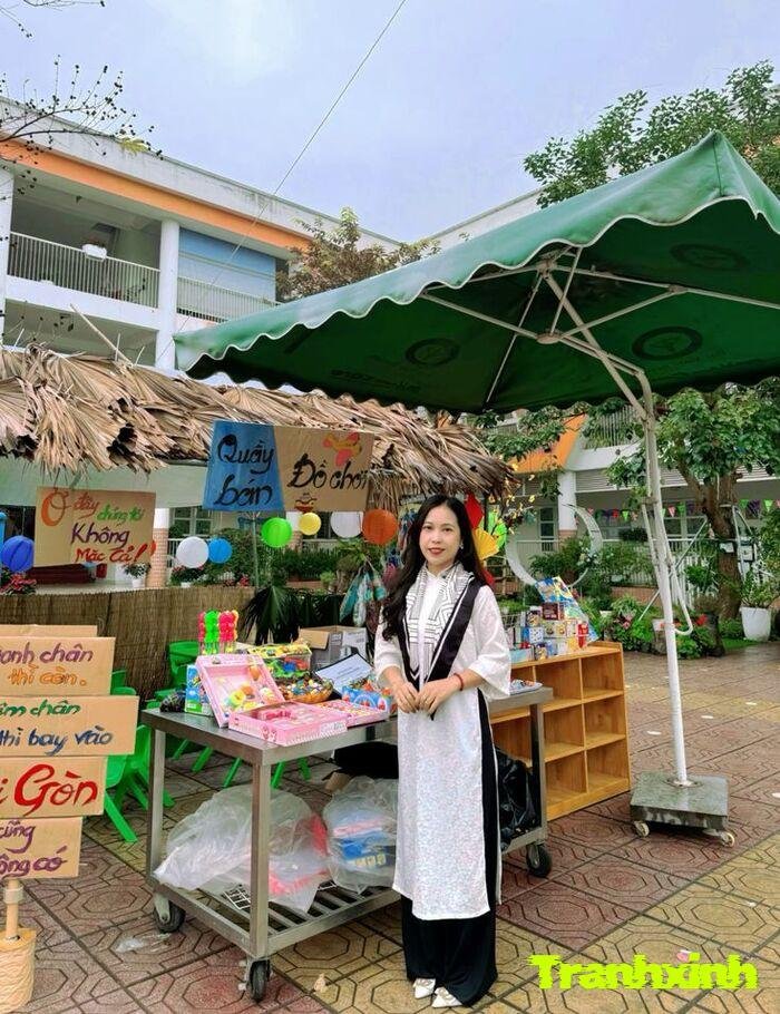 trang trí gian hàng nhỏ